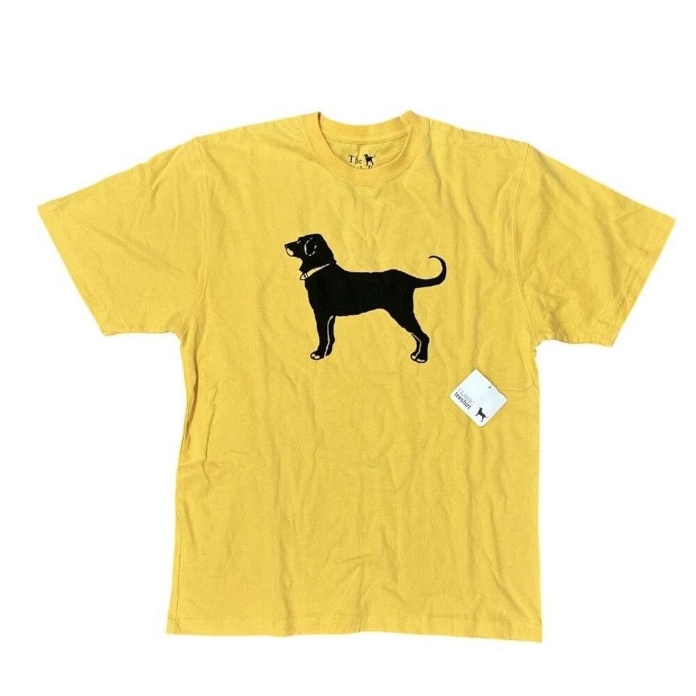 The Black Dog Martha’s Vineyard T Shirt SZ Small Yellow NWT Classic Logo 2013